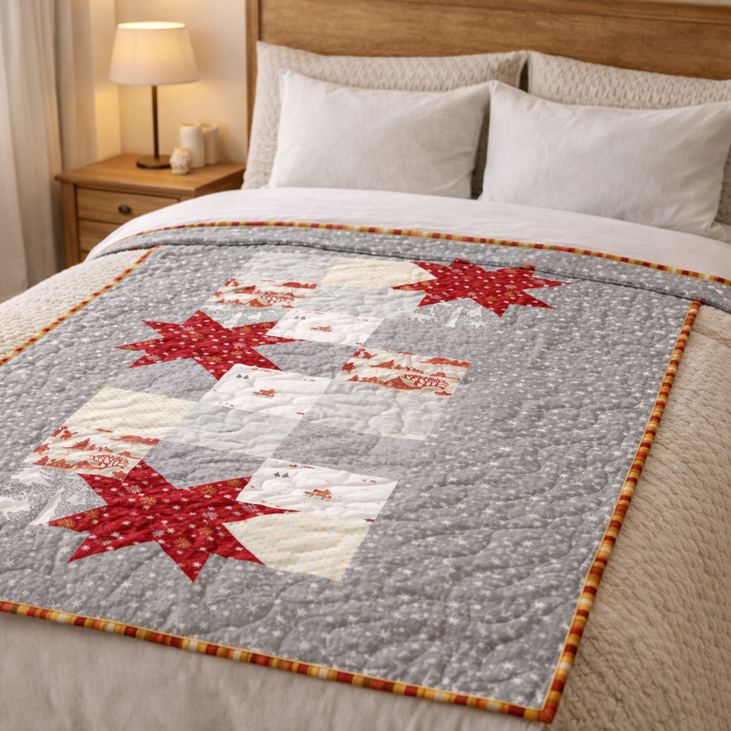 Frosted Stars Quilt Pattern