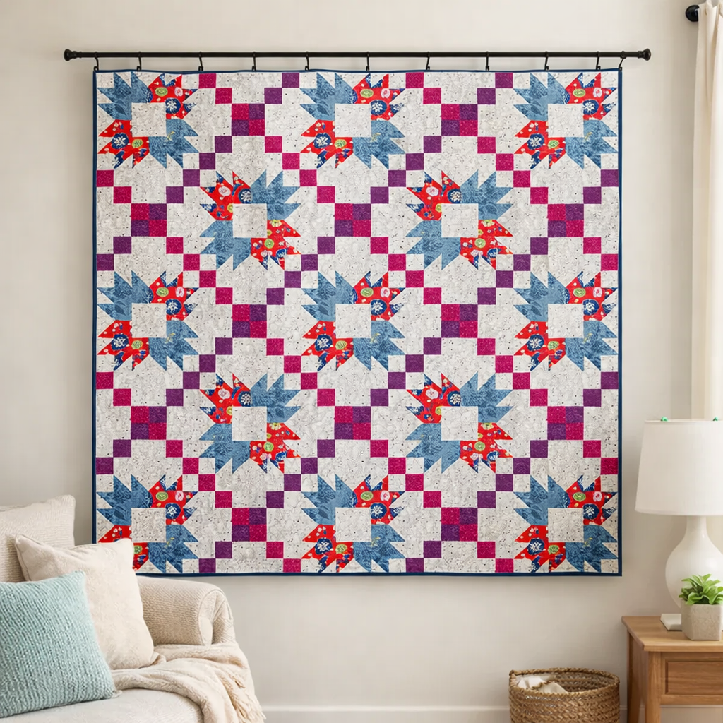 Grandma’s Flower Quilt Pattern