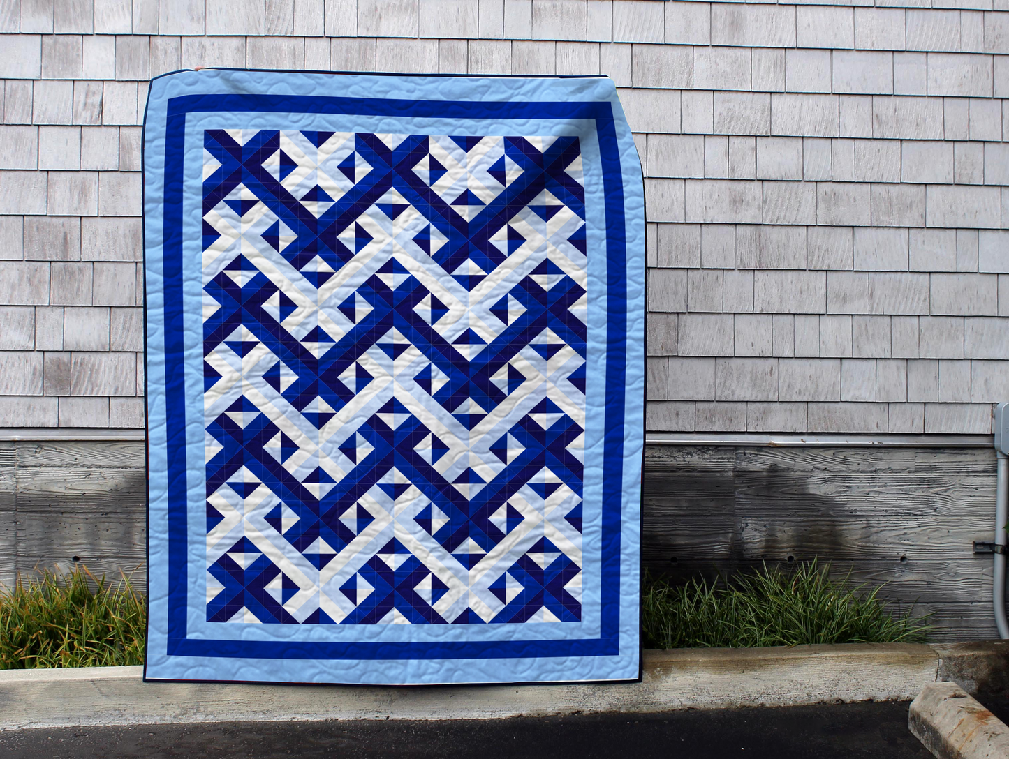 Azure Symphony Quilt Pattern