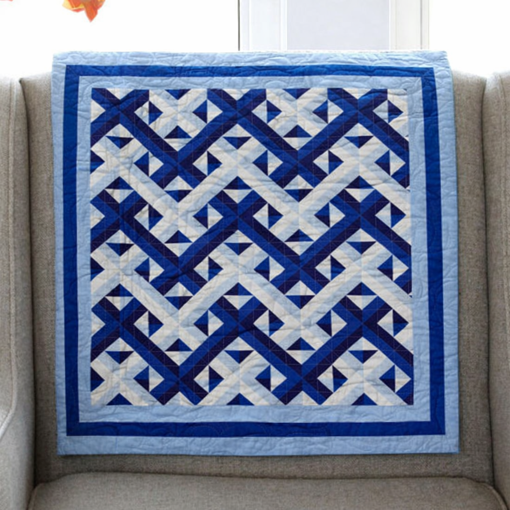 Azure Symphony Quilt Pattern
