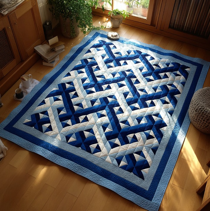 Azure Symphony Quilt Pattern