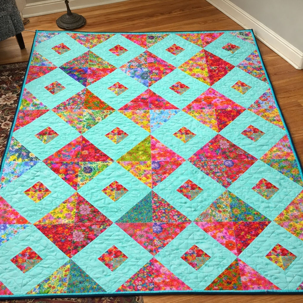 Blooming Jewels Quilt Pattern