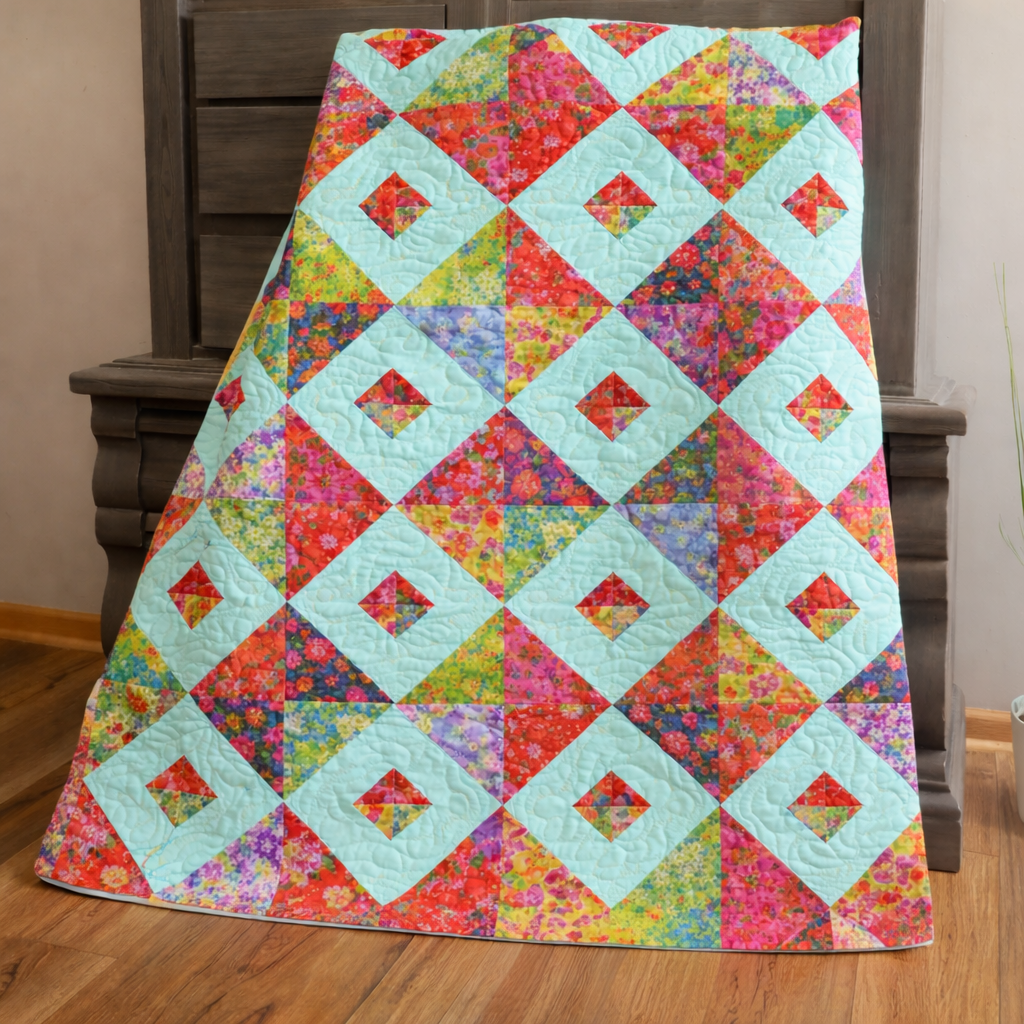 Blooming Jewels Quilt Pattern