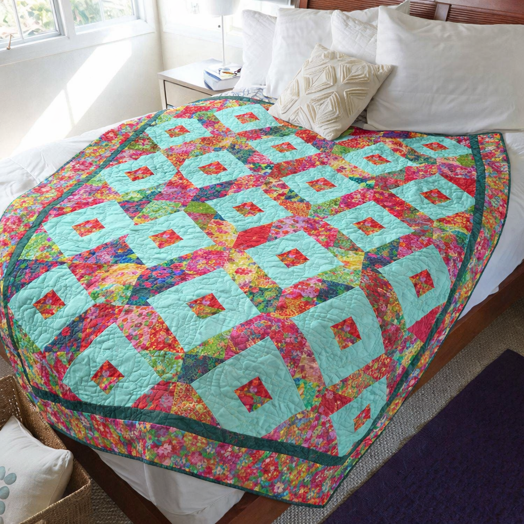 Blooming Jewels Quilt Pattern