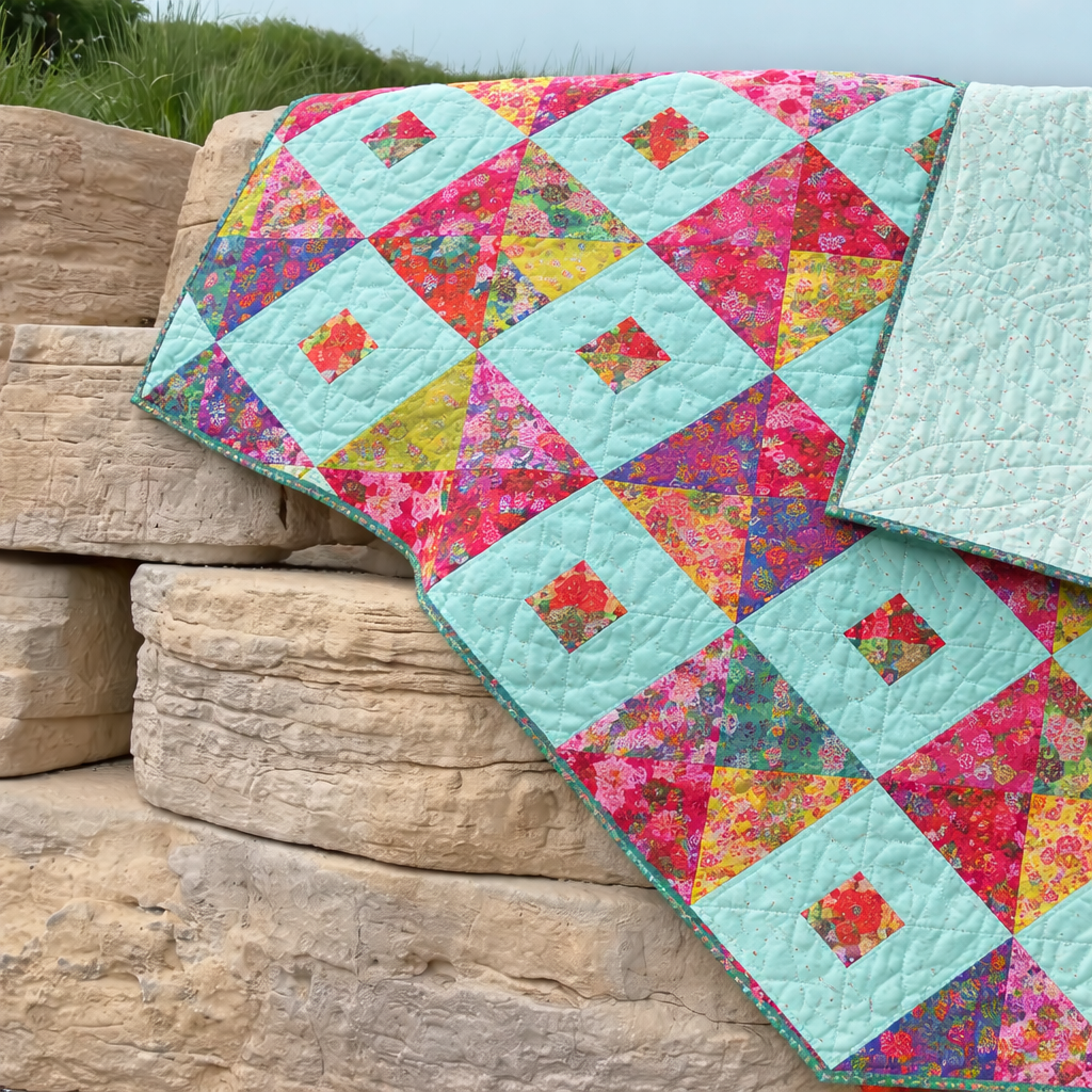 Blooming Jewels Quilt Pattern