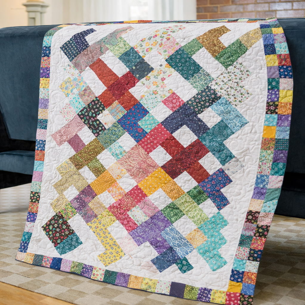 Bright Angles Quilt Pattern