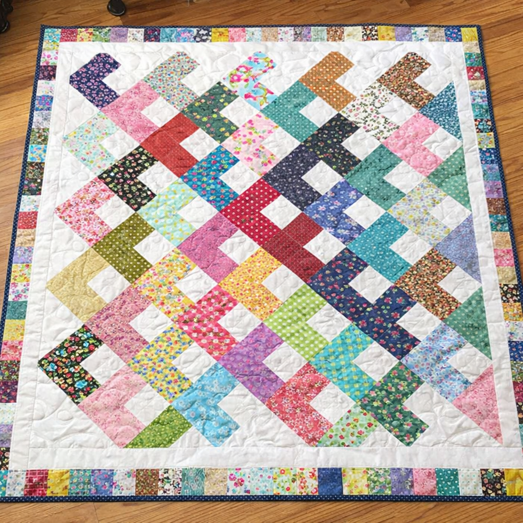 Bright Angles Quilt Pattern