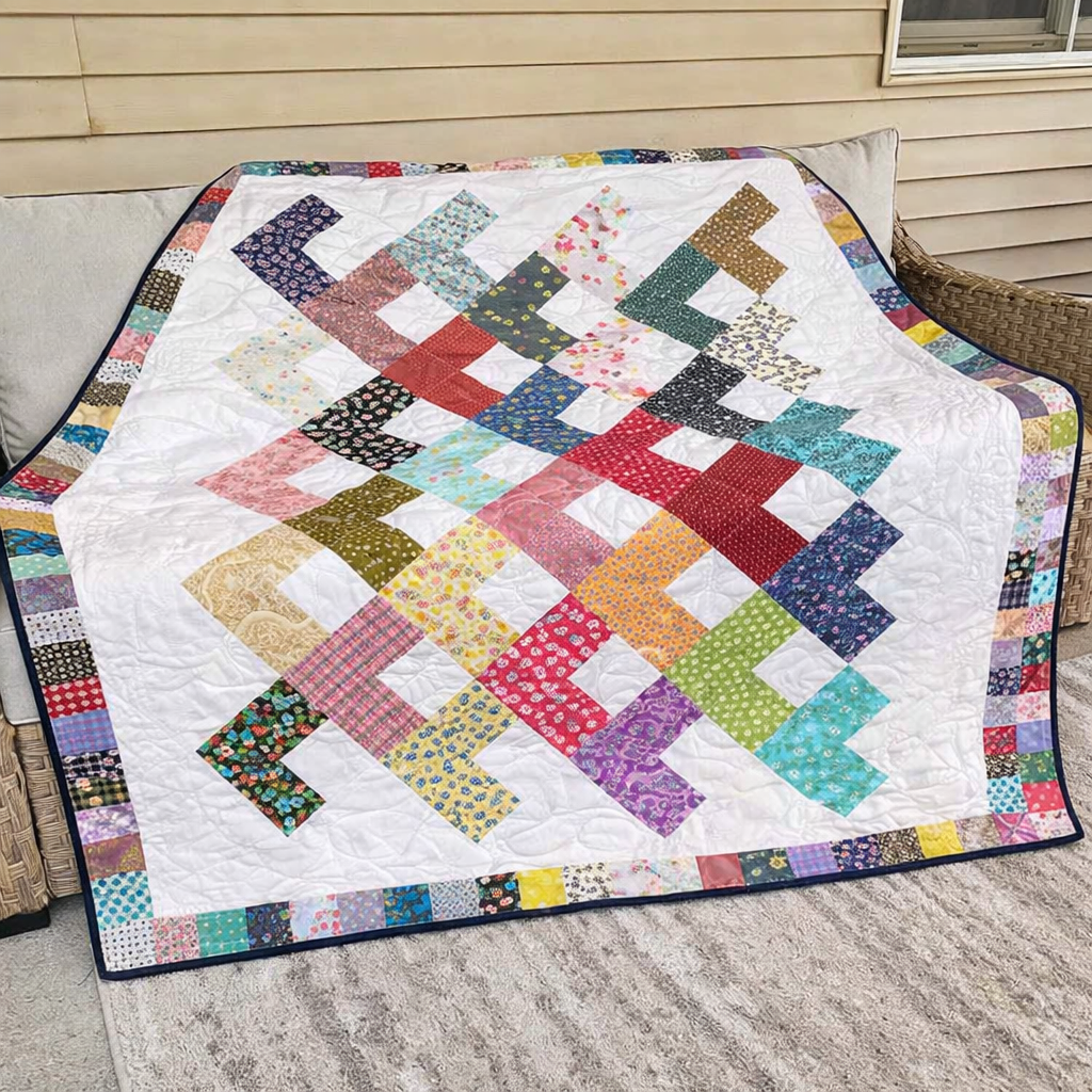 Bright Angles Quilt Pattern