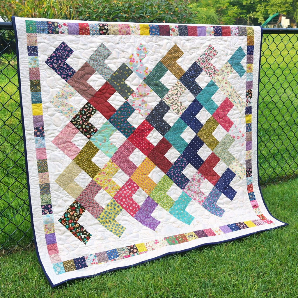 Bright Angles Quilt Pattern