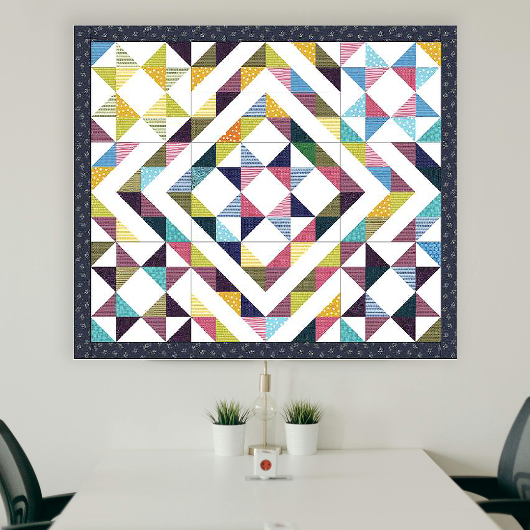 Central Star Radiance Quilt Pattern