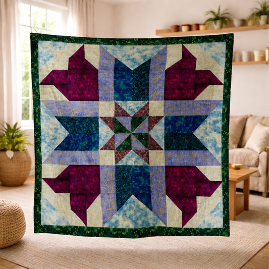 Blooming Stars Quilt Pattern
