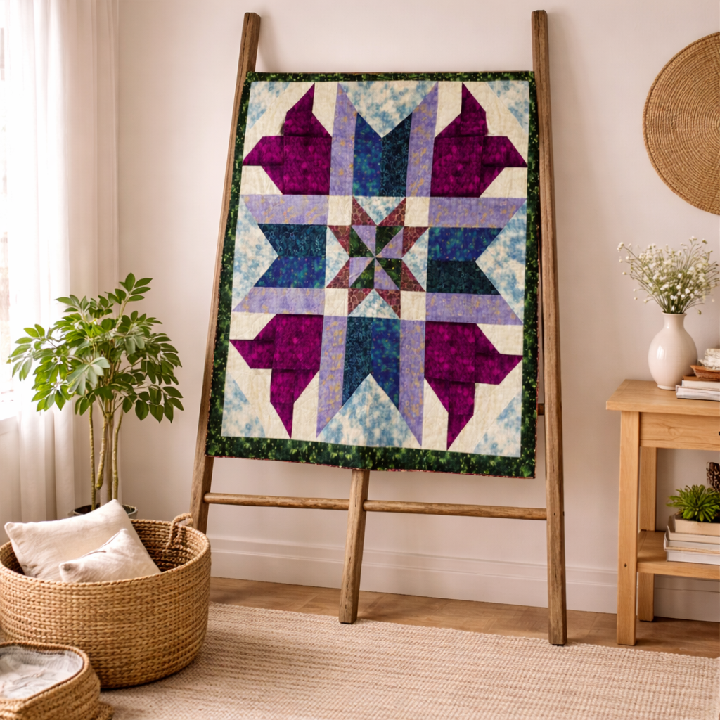 Blooming Stars Quilt Pattern