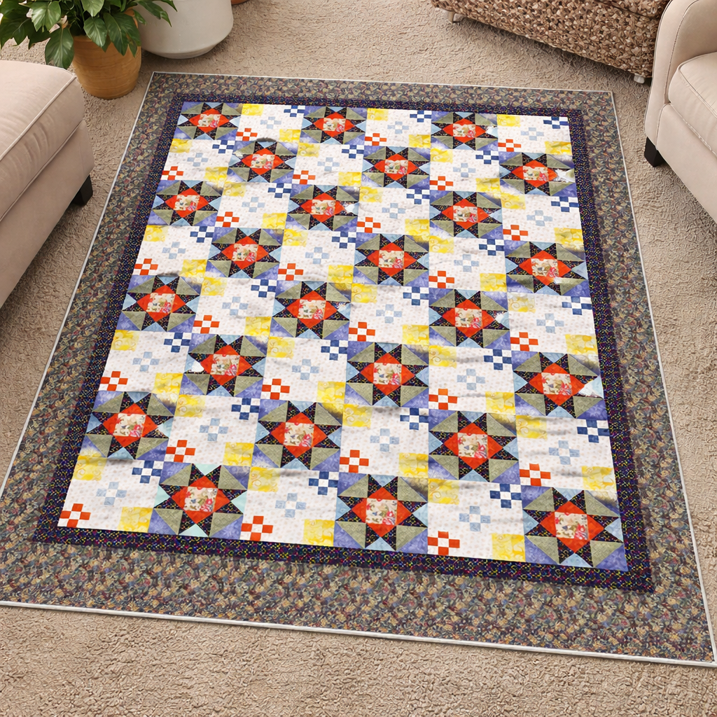 Golden Harvest Sky Quilt Pattern