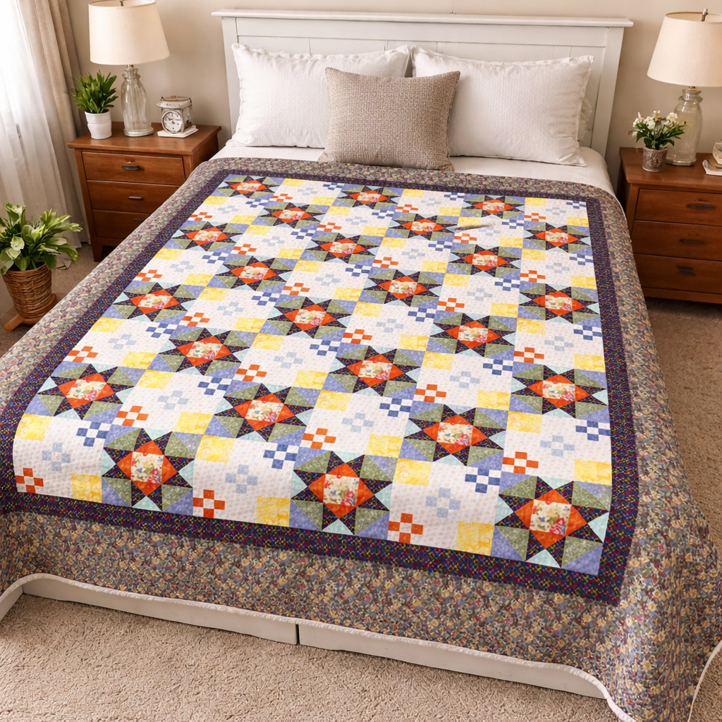 Golden Harvest Sky Quilt Pattern