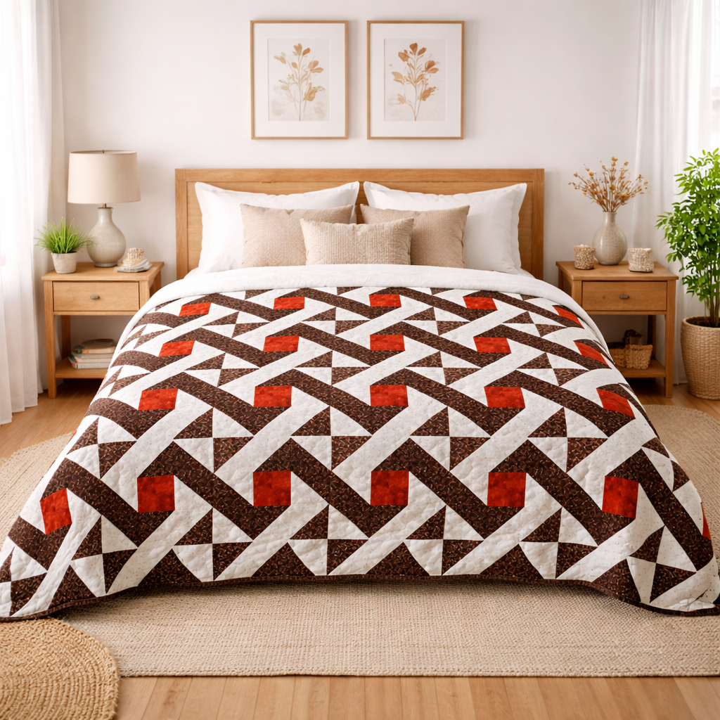 Ruby Maze Quilt Pattern