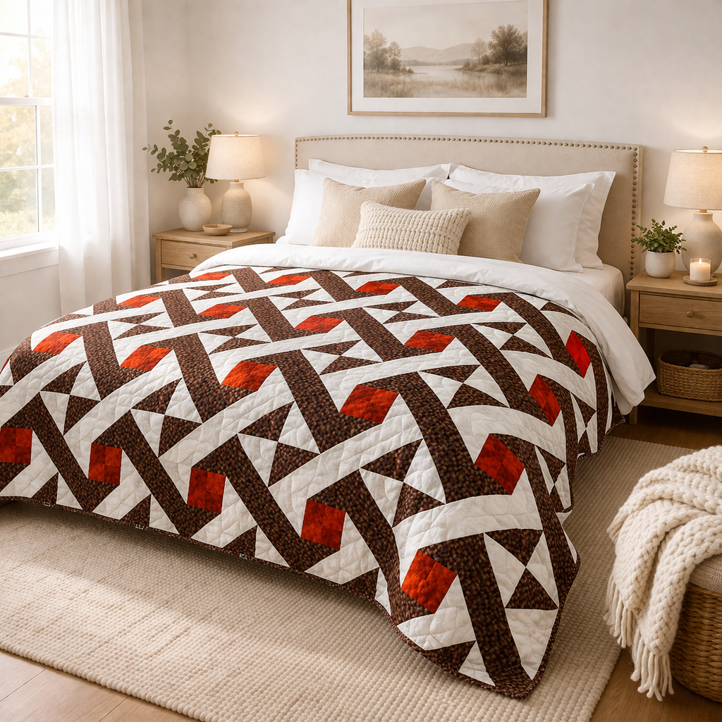 Ruby Maze Quilt Pattern
