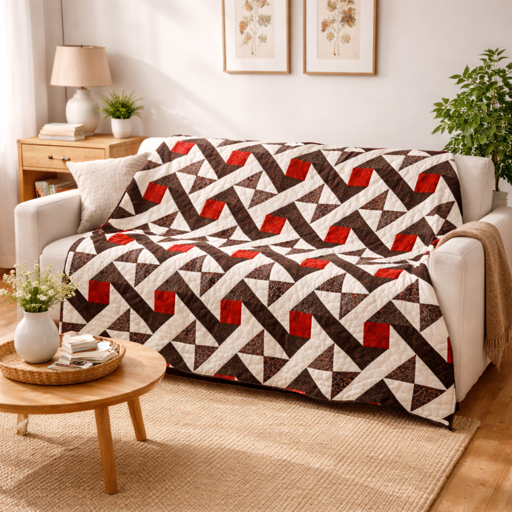 Ruby Maze Quilt Pattern