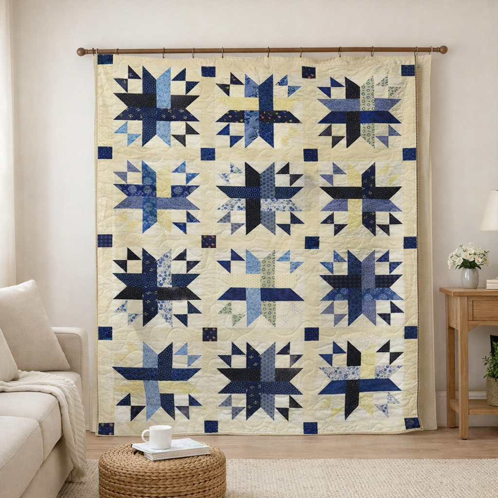 Winter Blossoms Quilt Pattern