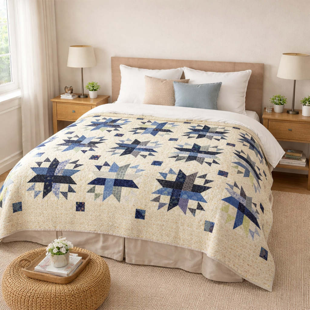 Winter Blossoms Quilt Pattern