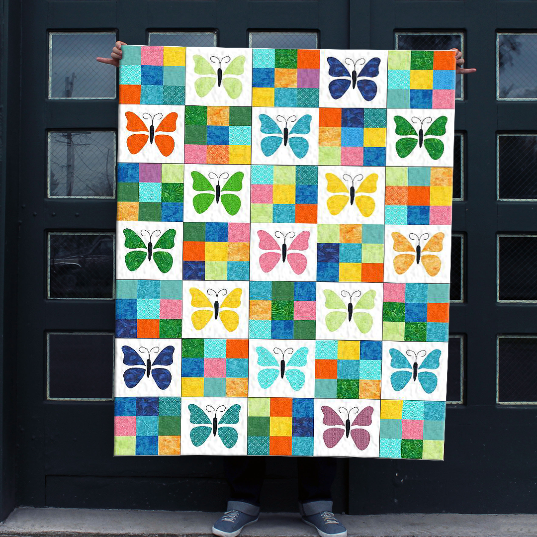 Colorful Wings Quilt Pattern