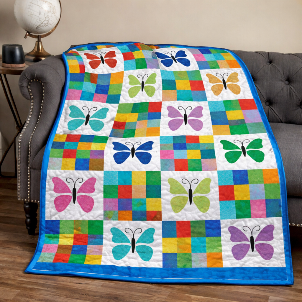 Colorful Wings Quilt Pattern