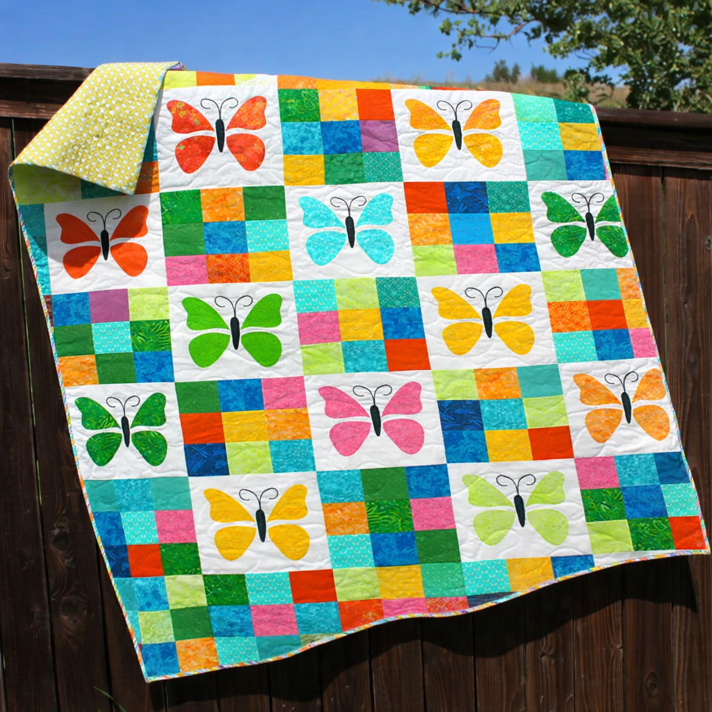 Colorful Wings Quilt Pattern