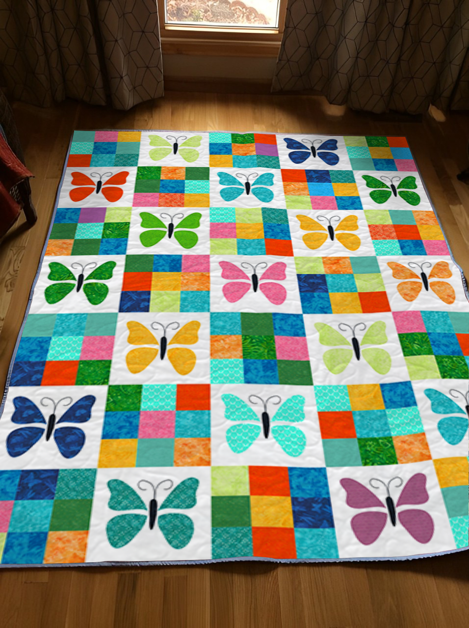 Colorful Wings Quilt Pattern