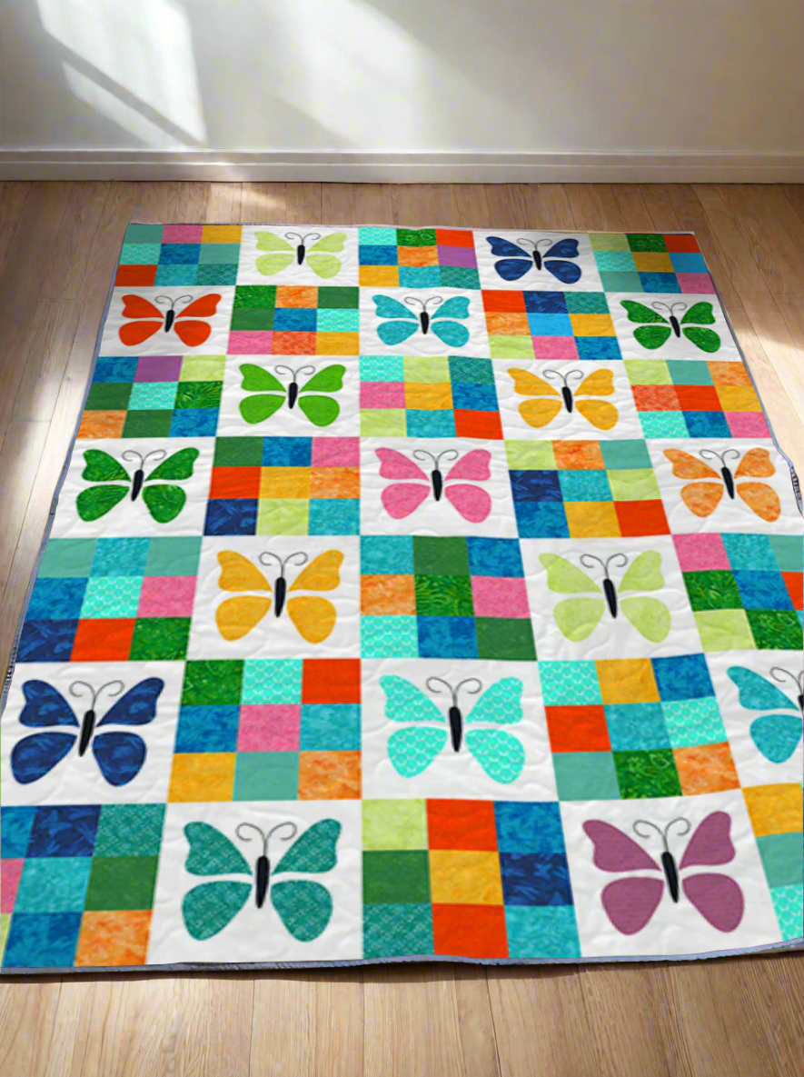 Colorful Wings Quilt Pattern