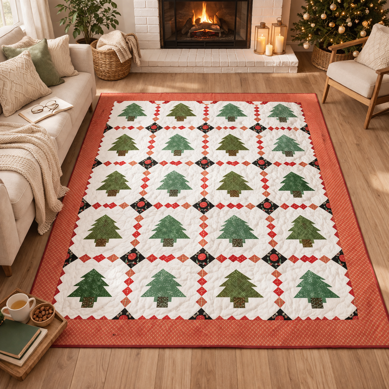 Christmas Pines Quilt Pattern