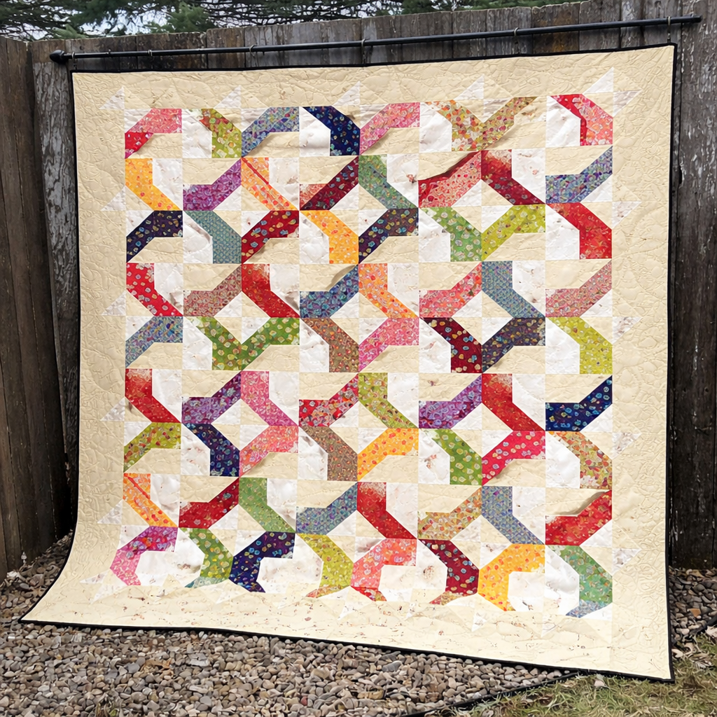 Dancing Ribbons Quilt Pattern