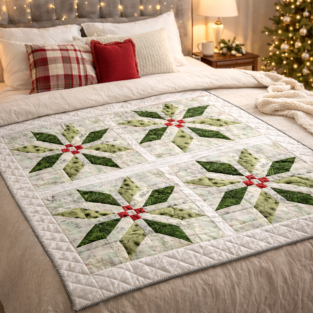 Evergreen Blooms Quilt Pattern
