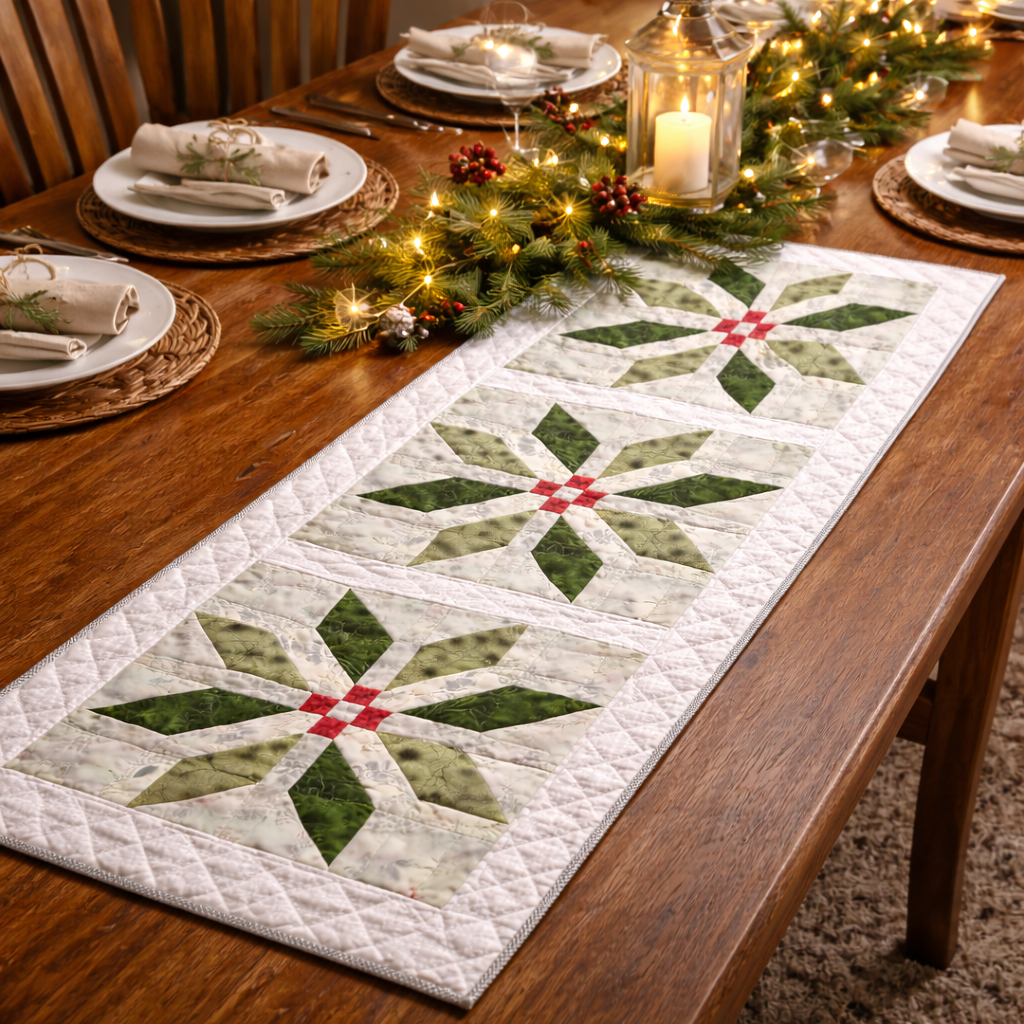 Evergreen Blooms Quilt Pattern