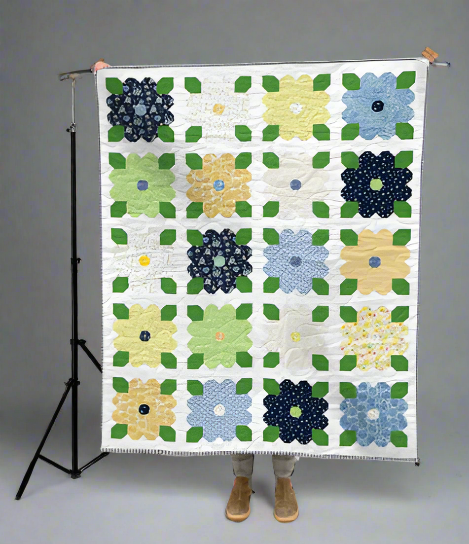 Evergreen Flowers Quilt Pattern