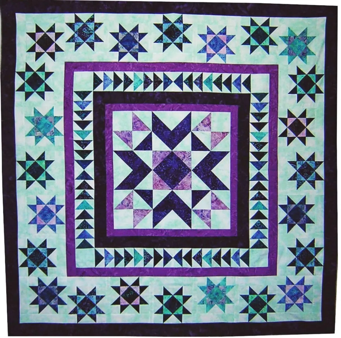 Floating Stars Quilt Pattern