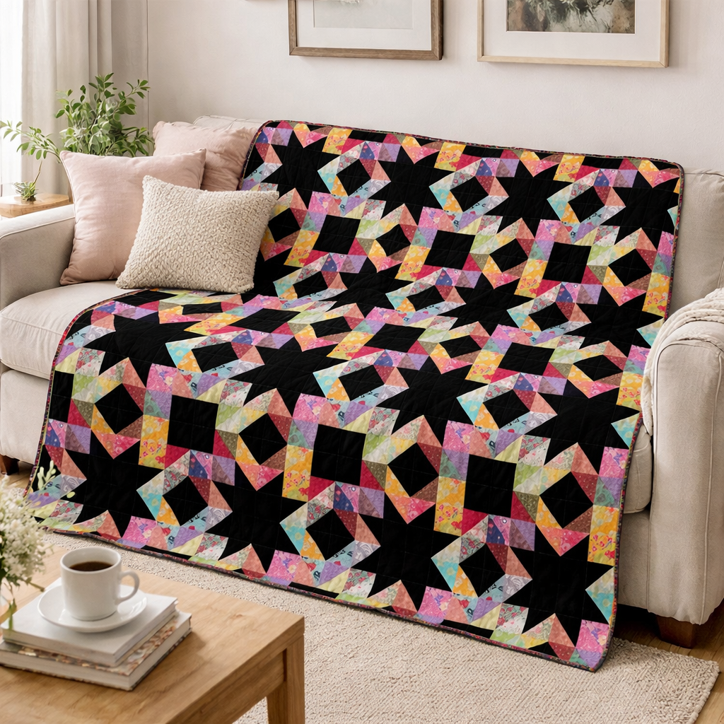 Flower Night Mystery Quilt Pattern