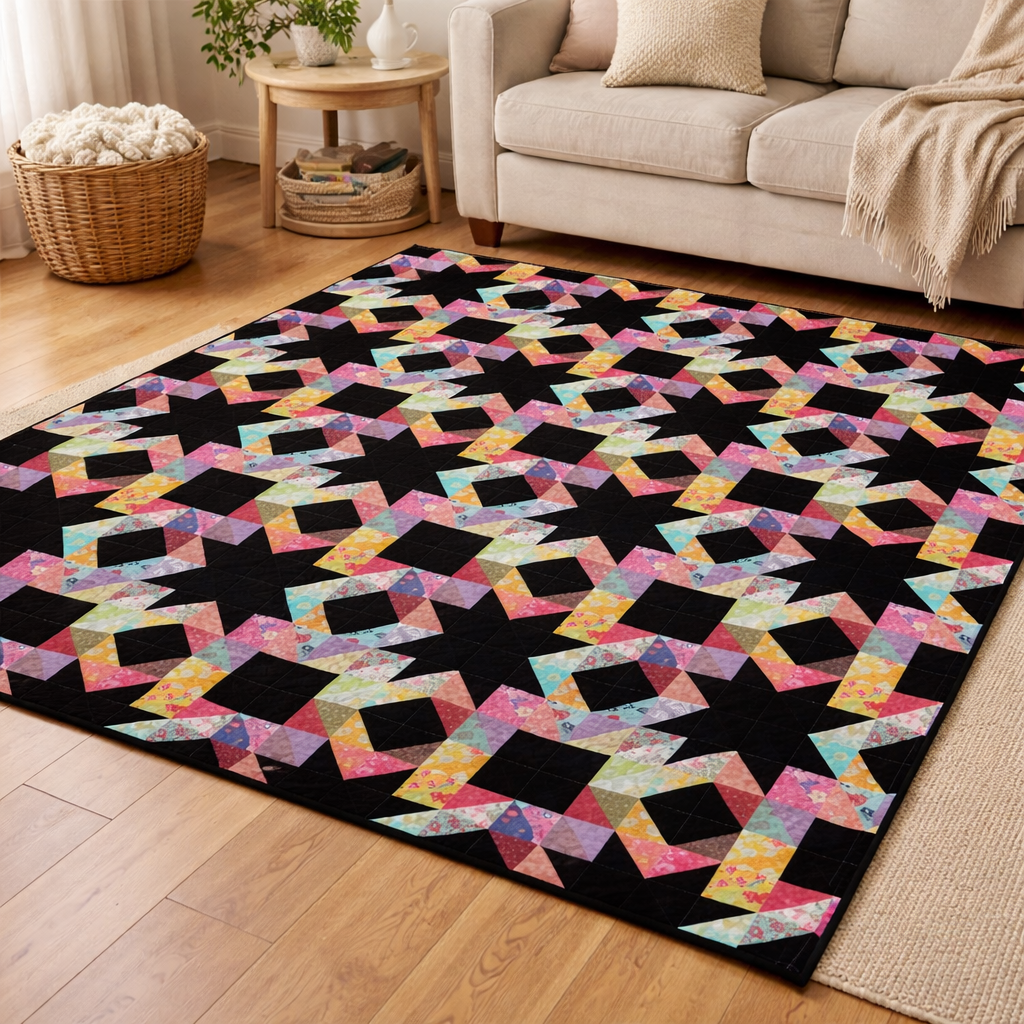 Flower Night Mystery Quilt Pattern