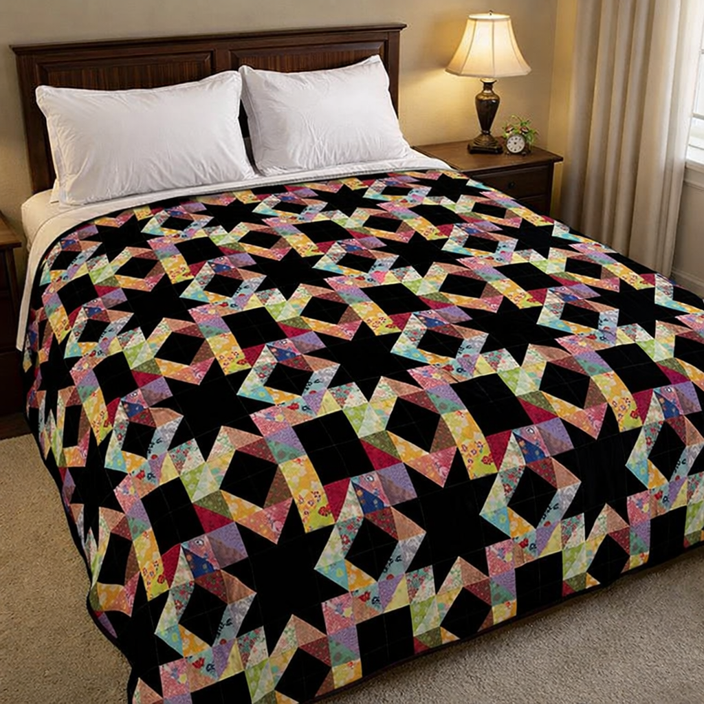 Flower Night Mystery Quilt Pattern