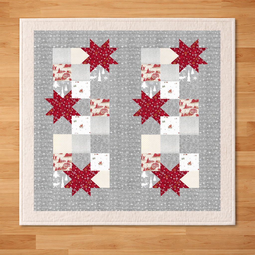Frosted Stars Quilt Pattern