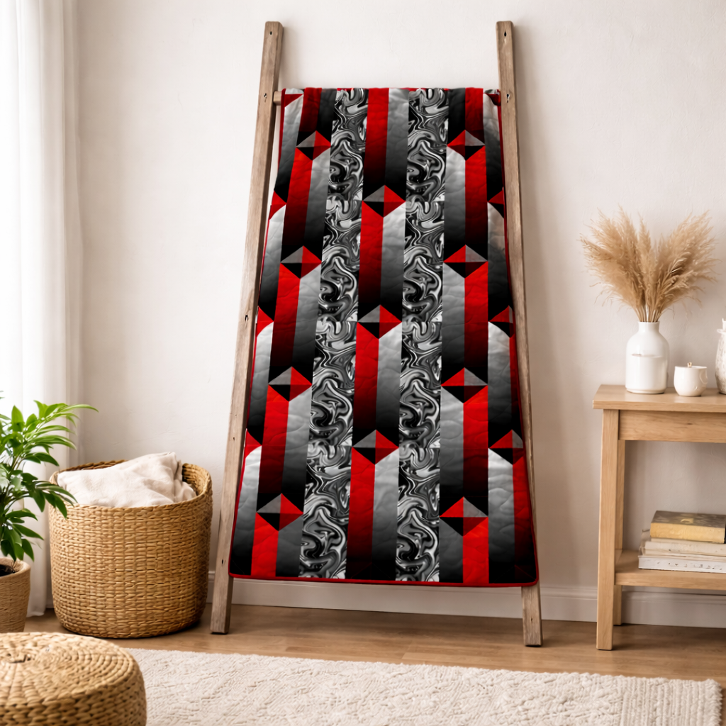Crimson Shadows Quilt Pattern