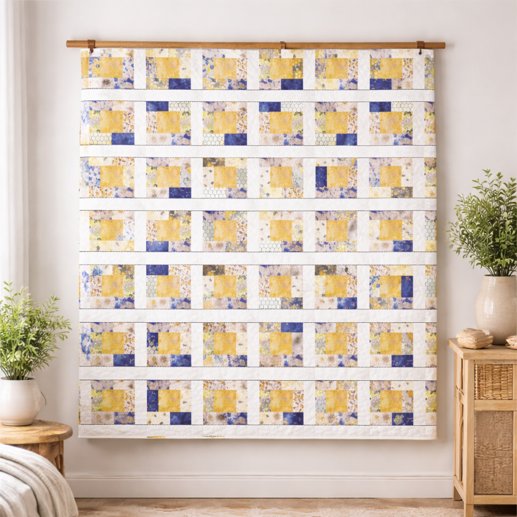 Golden Honeycomb Quilt Pattern