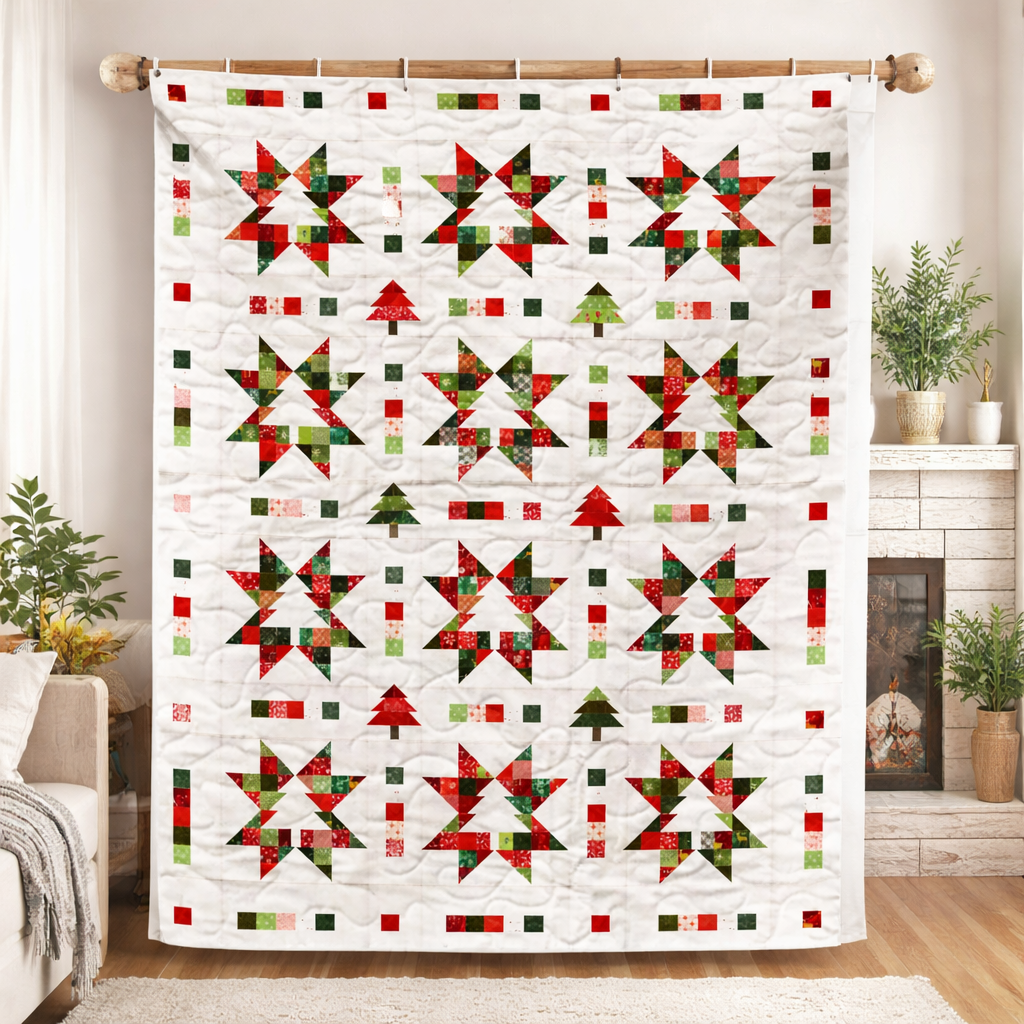 Holiday Starburst Quilt Pattern
