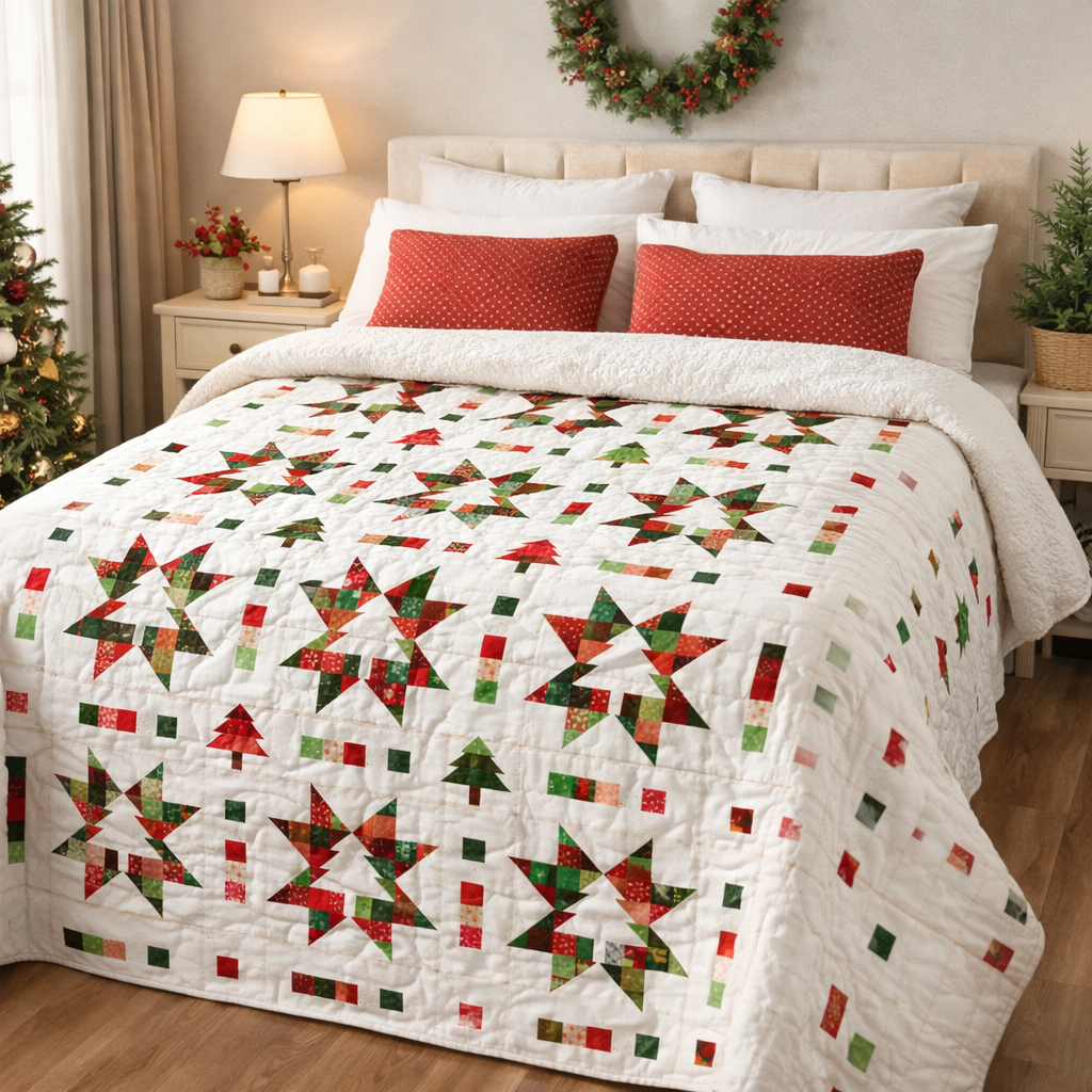 Holiday Starburst Quilt Pattern