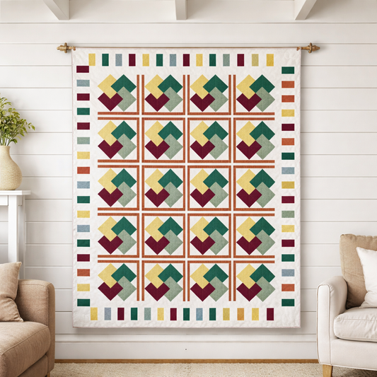 Interwoven Paths Quilt Pattern