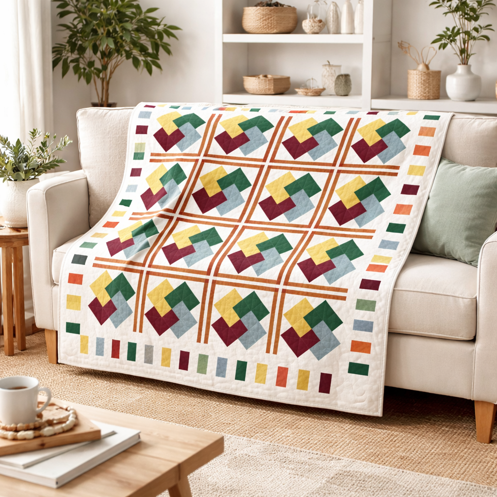 Interwoven Paths Quilt Pattern