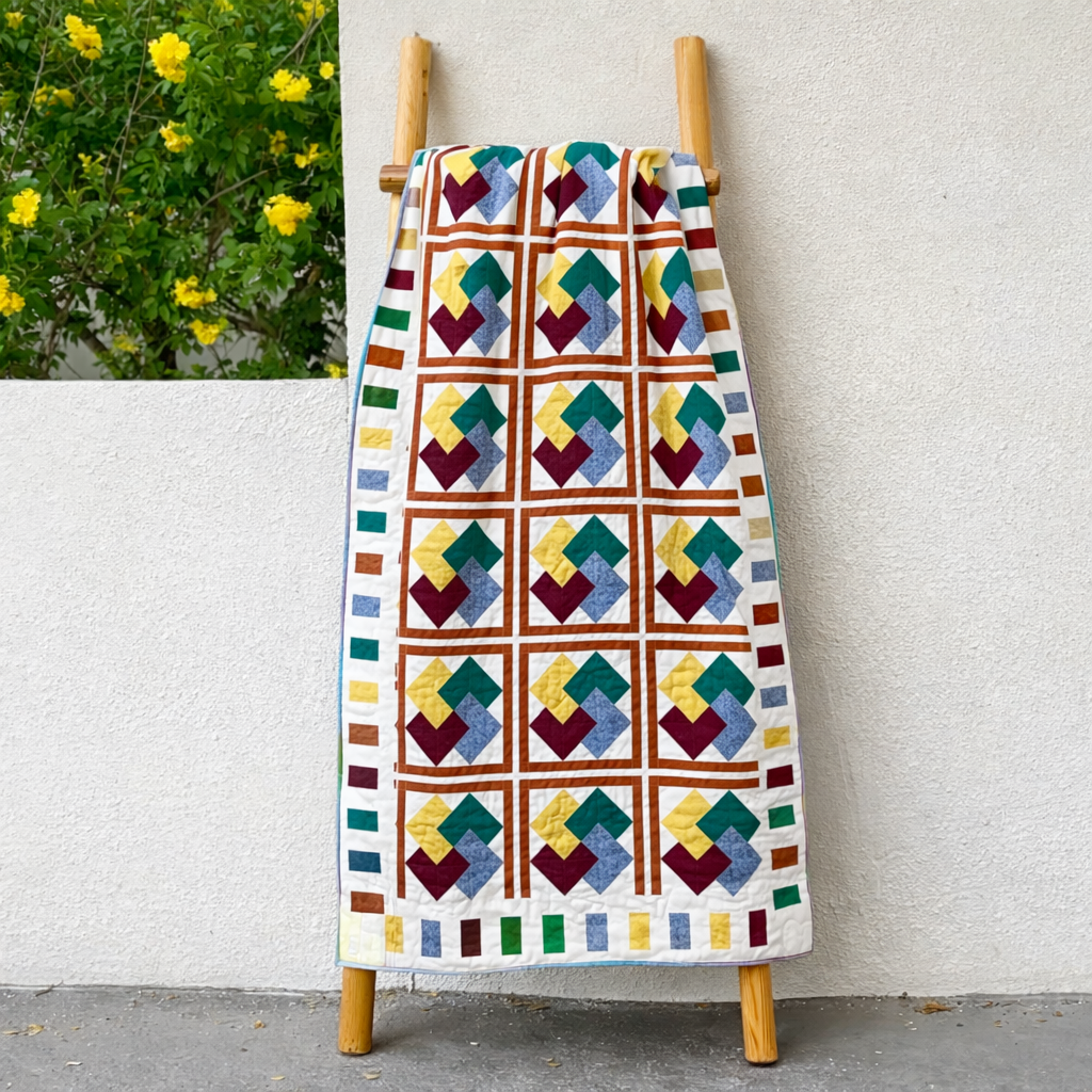 Interwoven Paths Quilt Pattern