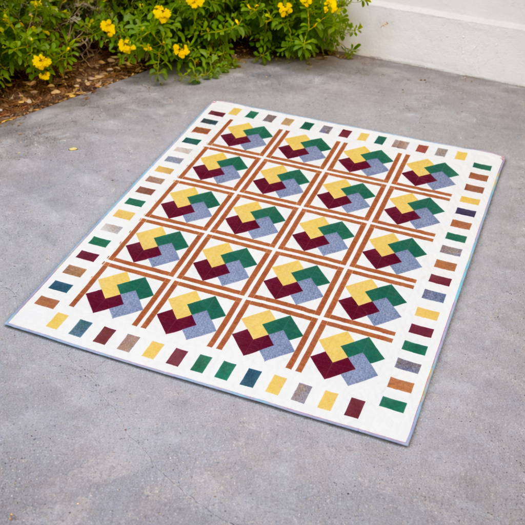Interwoven Paths Quilt Pattern