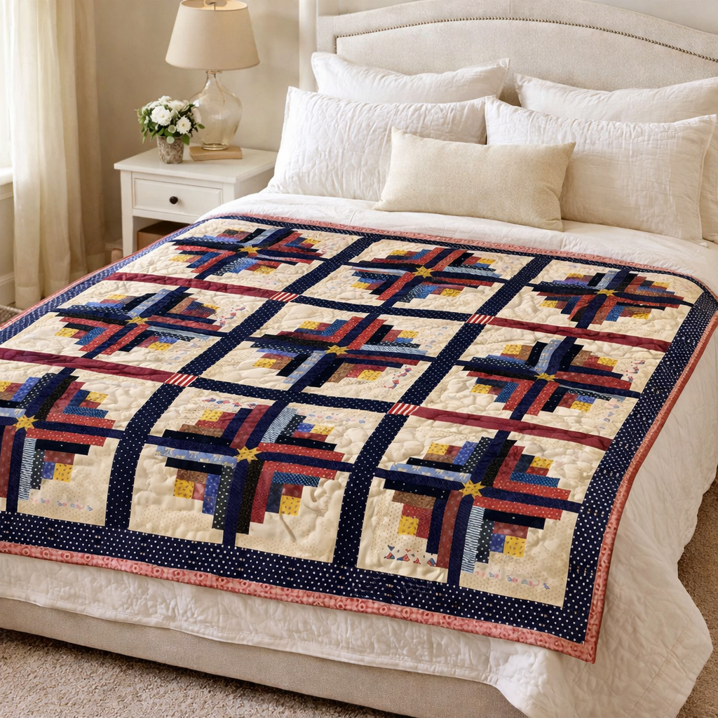 Liberty Logs Quilt Pattern