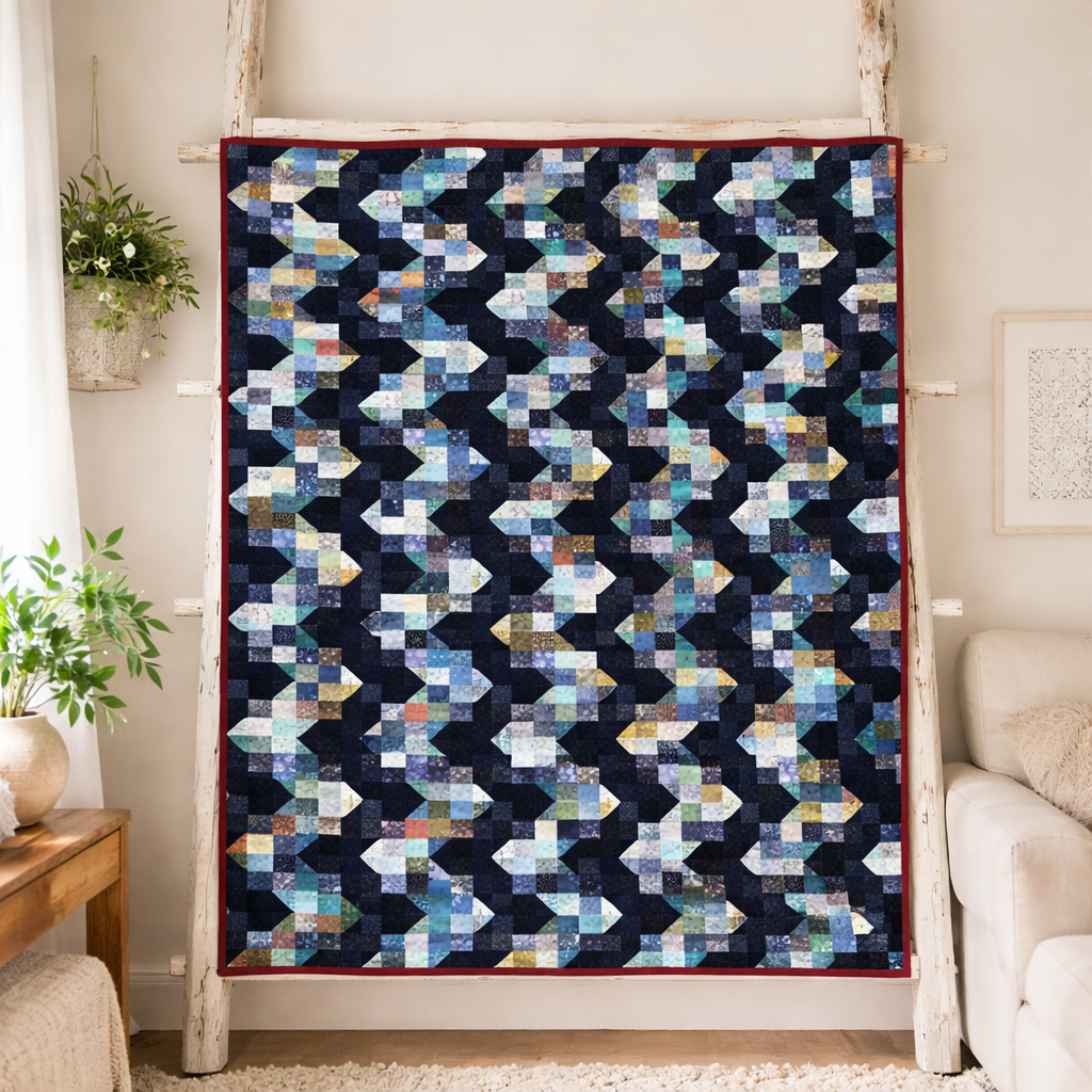 Midnight Arrows Quilt Pattern