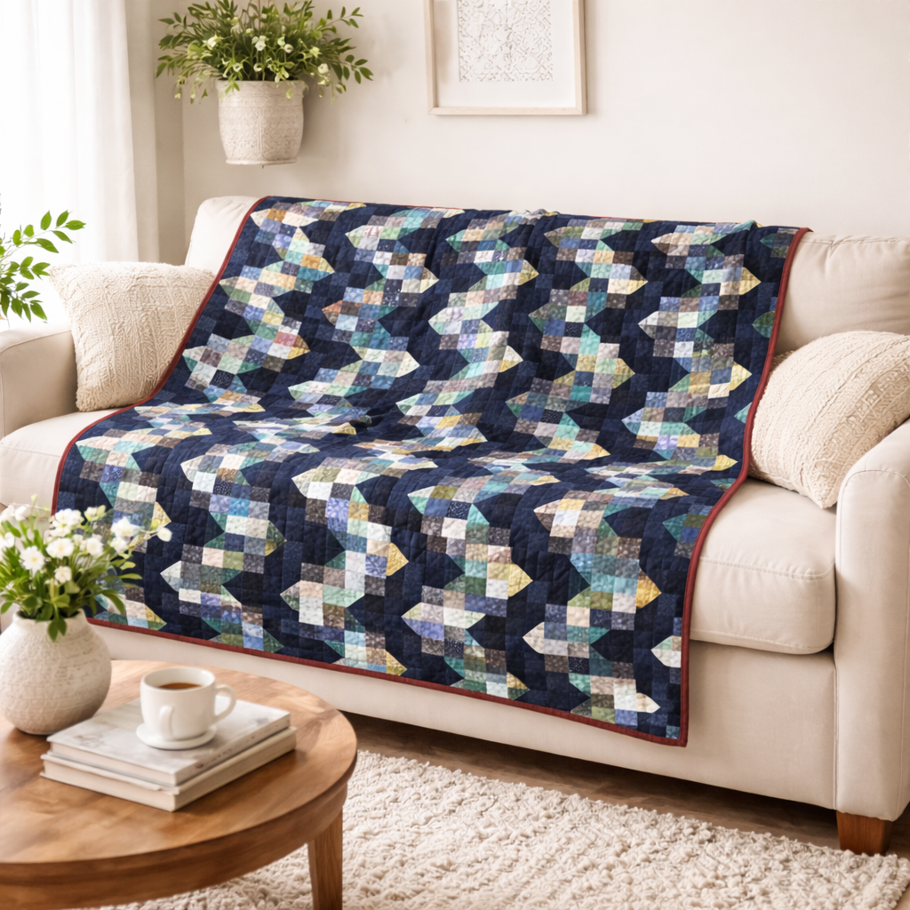 Midnight Arrows Quilt Pattern