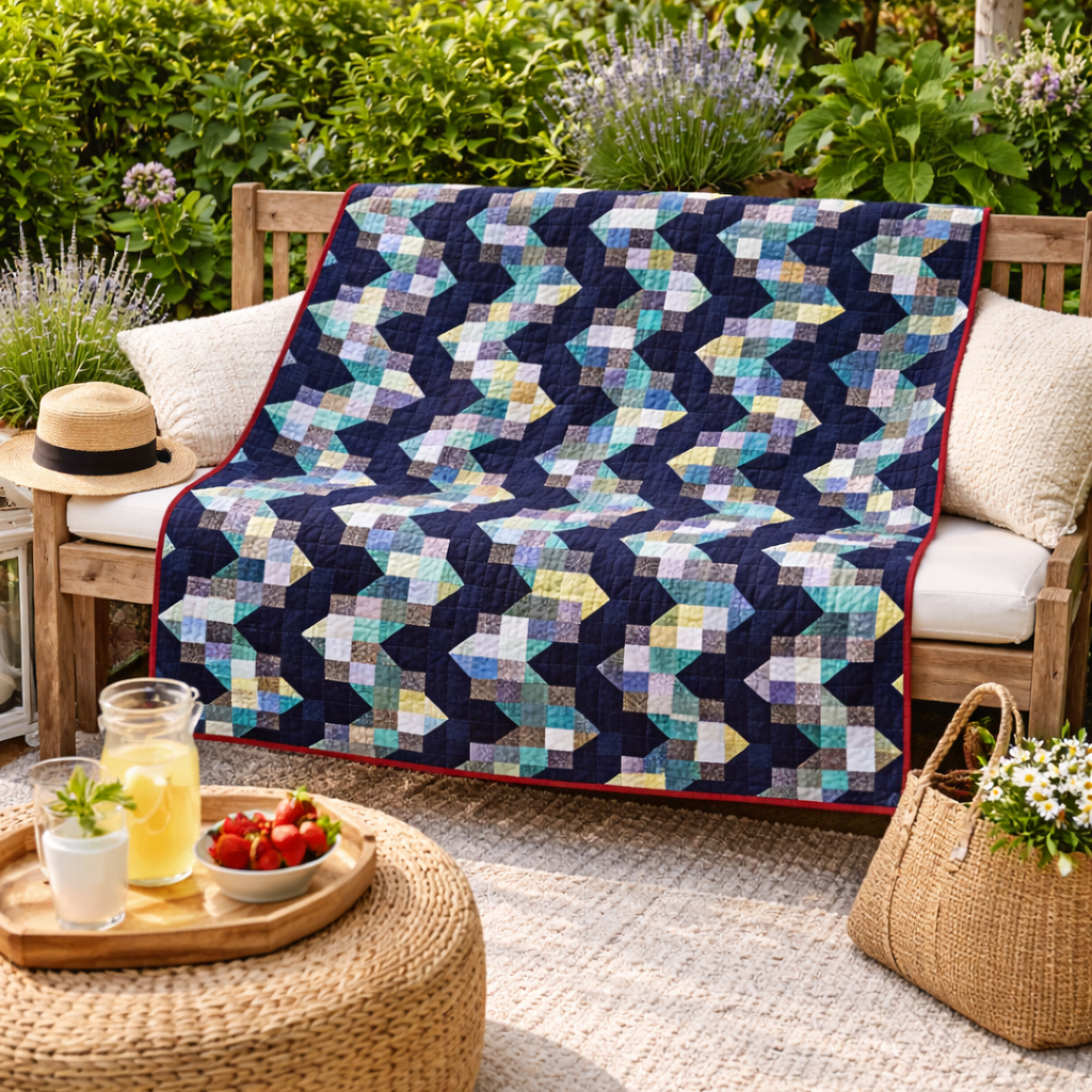 Midnight Arrows Quilt Pattern